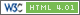 Valid HTML 4.01 Transitional